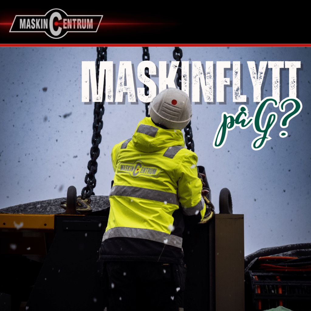 Maskinflytt CNC-maskin